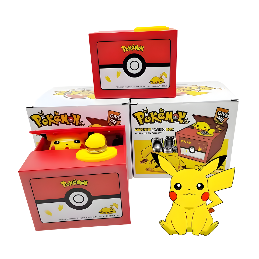 Alcancía Pokémon con sonido y movimiento