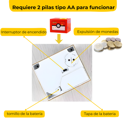 Alcancía Pokémon con sonido y movimiento