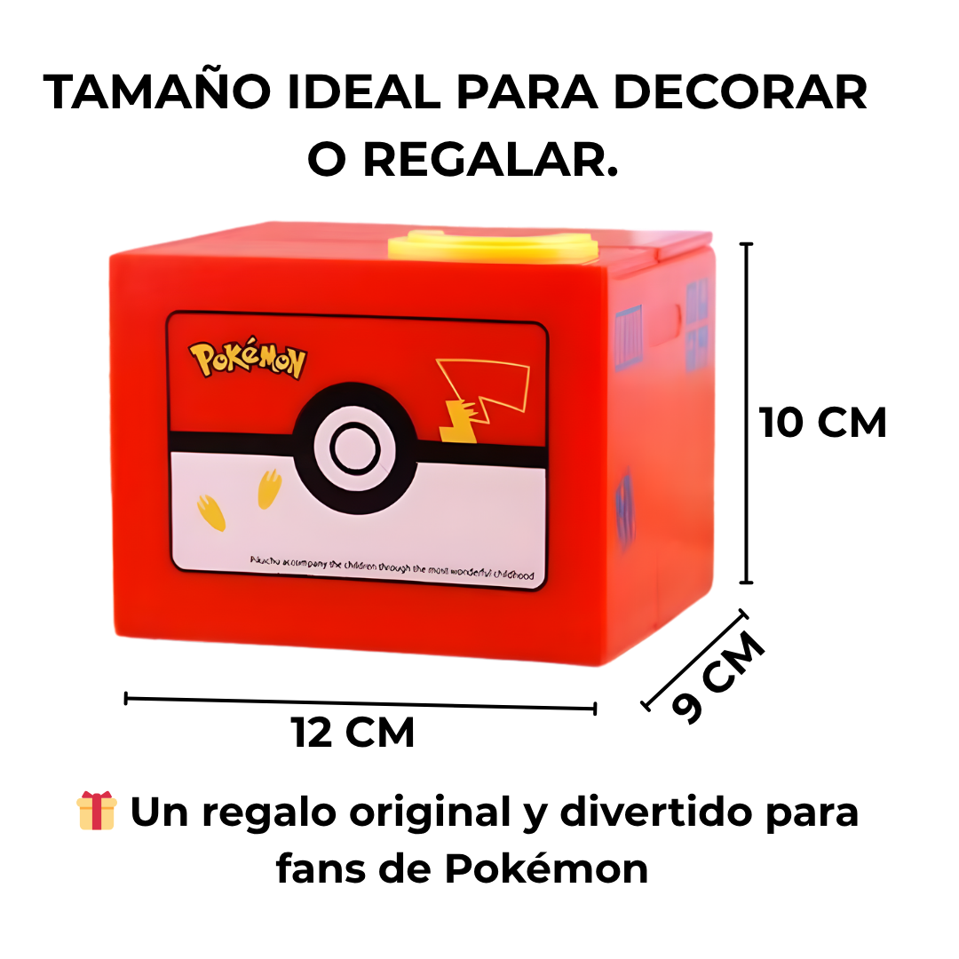 Alcancía Pokémon con sonido y movimiento